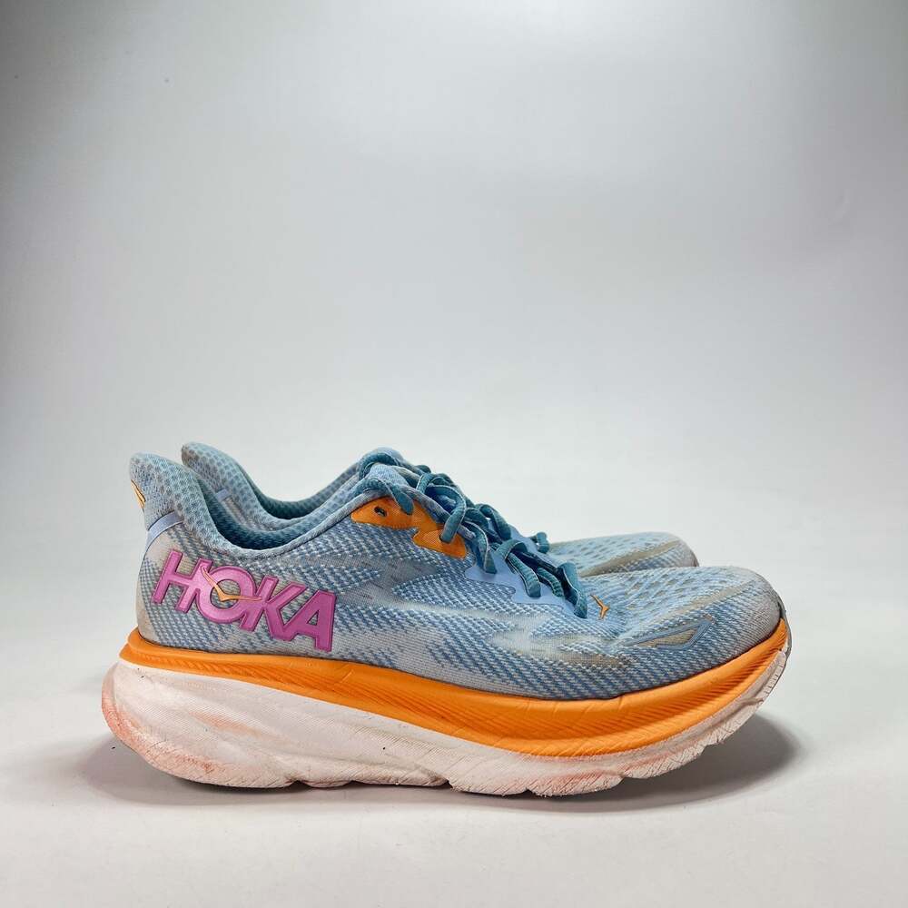 Hoka One One Clifton 9 Running Shoes Air Bellflower ABIW Women's Size 7.5 B